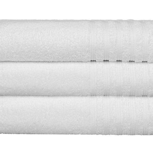 Kit 3 Toalhas de Rosto Branca