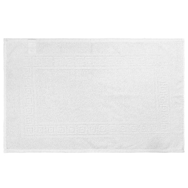 Toalha de Piso Gigante Jacquard Branca